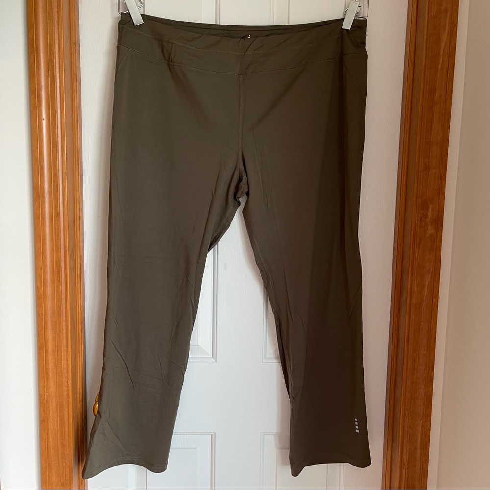 Lands End Active Control Slim Pants Autumn Brown 3X